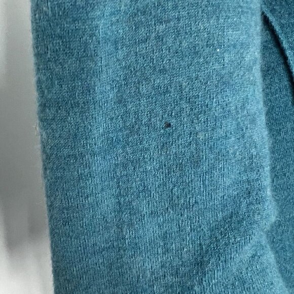 Eileen Fisher Women Merino Wool Blend Jacket Size Petite L PL Blue Gray Pockets - Picture 11 of 12